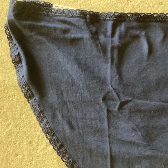 NWT. Jenni, a Macy’s Brand Women’s Size XXXL Navy Bikini Panties set of 3 - Picture 6 of 9